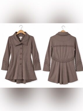 Soft Surroundings Tallulah Embroidered Jacket XS